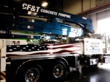 CF&T Concrete Pump Graphics - Wrap Guys