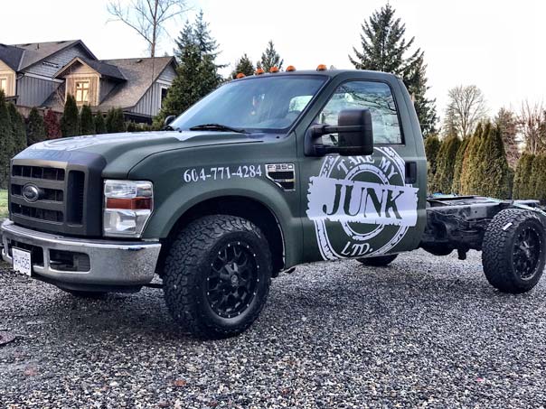 Take My Junk Ltd. full truck wrap