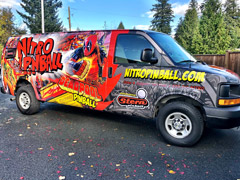 Kelowna business van wraps