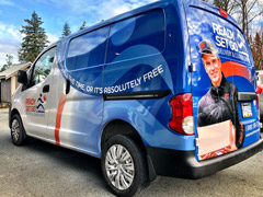 Pitt Meadows business van wraps