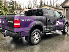 work truck wrap for delta business
