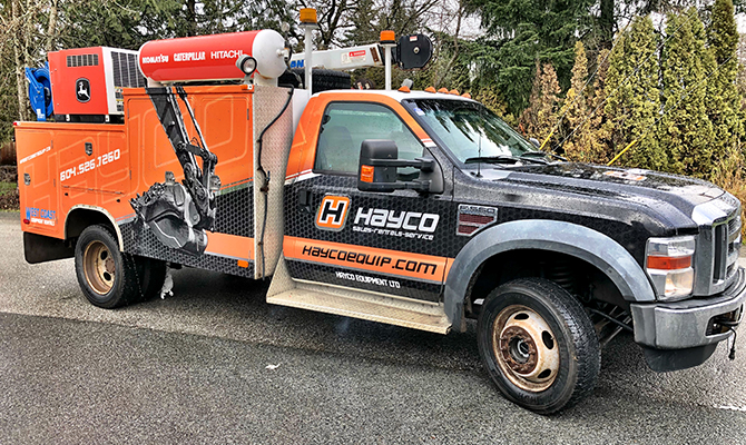 hayco truck wrap new westminster bc