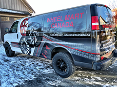 wheel mart canada van wrap richmond bc