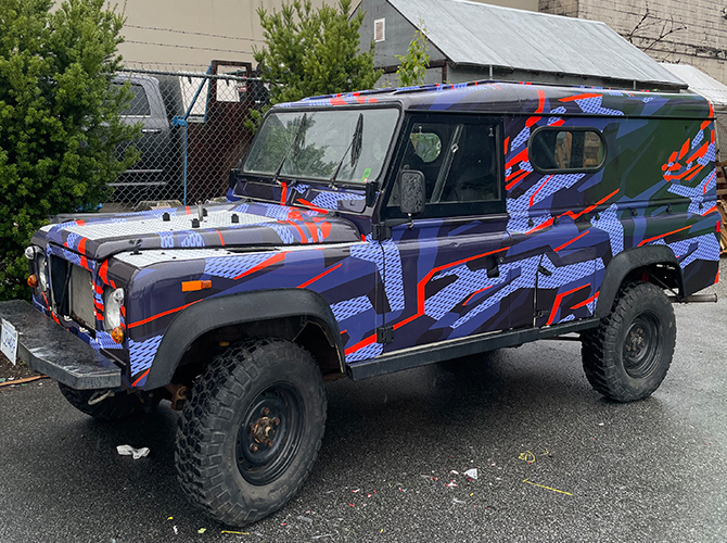 patterned jeep wrap